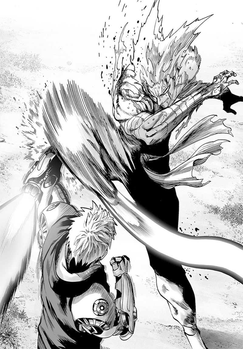 One Punch Man Manga Chapter 83 page 8 - The Cruel Staircase scene