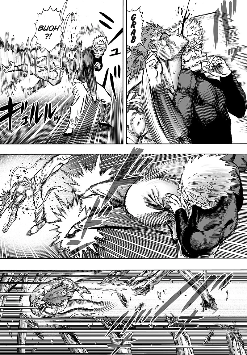 One Punch Man Manga Chapter 84 page 10 - Escalation scene