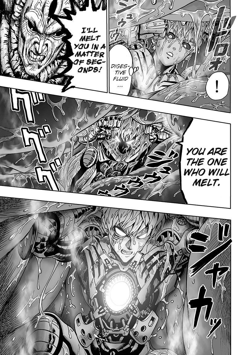One Punch Man Manga Chapter 84 page 101 - Escalation scene