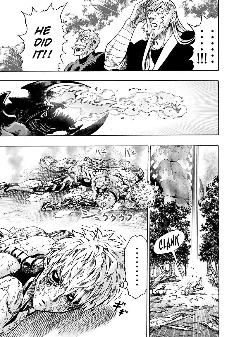 One Punch Man Manga Chapter 84 page 104 - Escalation scene