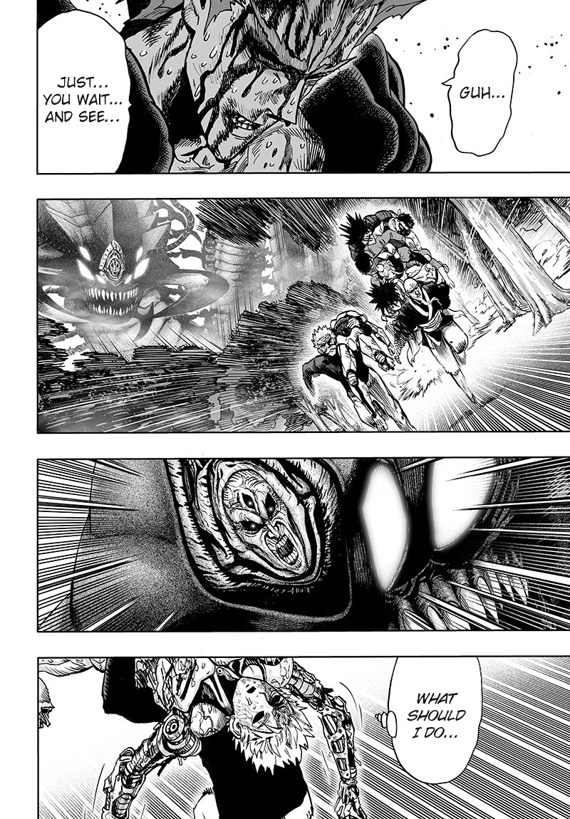 One Punch Man Manga Chapter 84 page 109 - Escalation scene