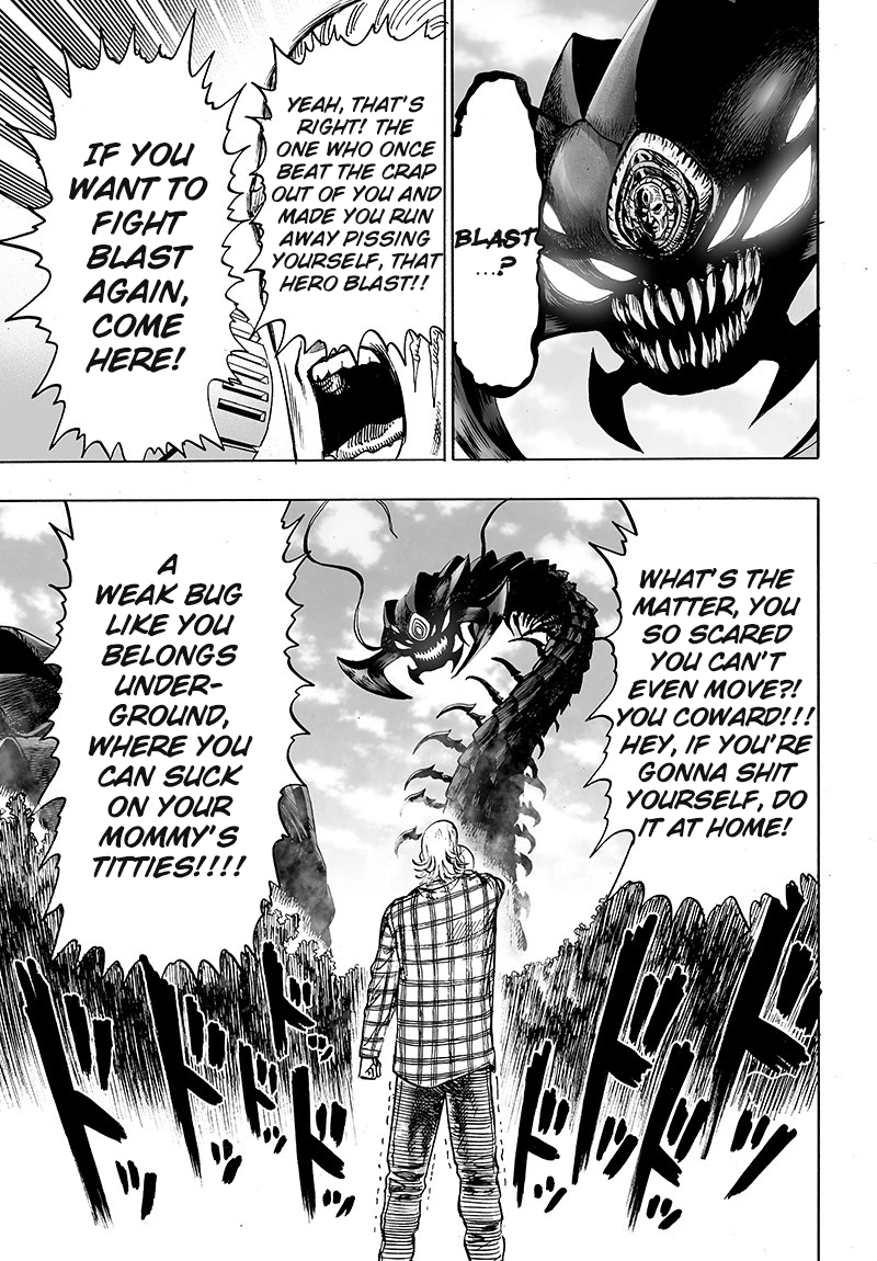 One Punch Man Manga Chapter 84 page 115 - Escalation scene