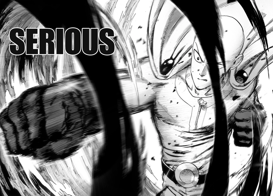 One Punch Man Manga Chapter 84 page 122 - Escalation scene