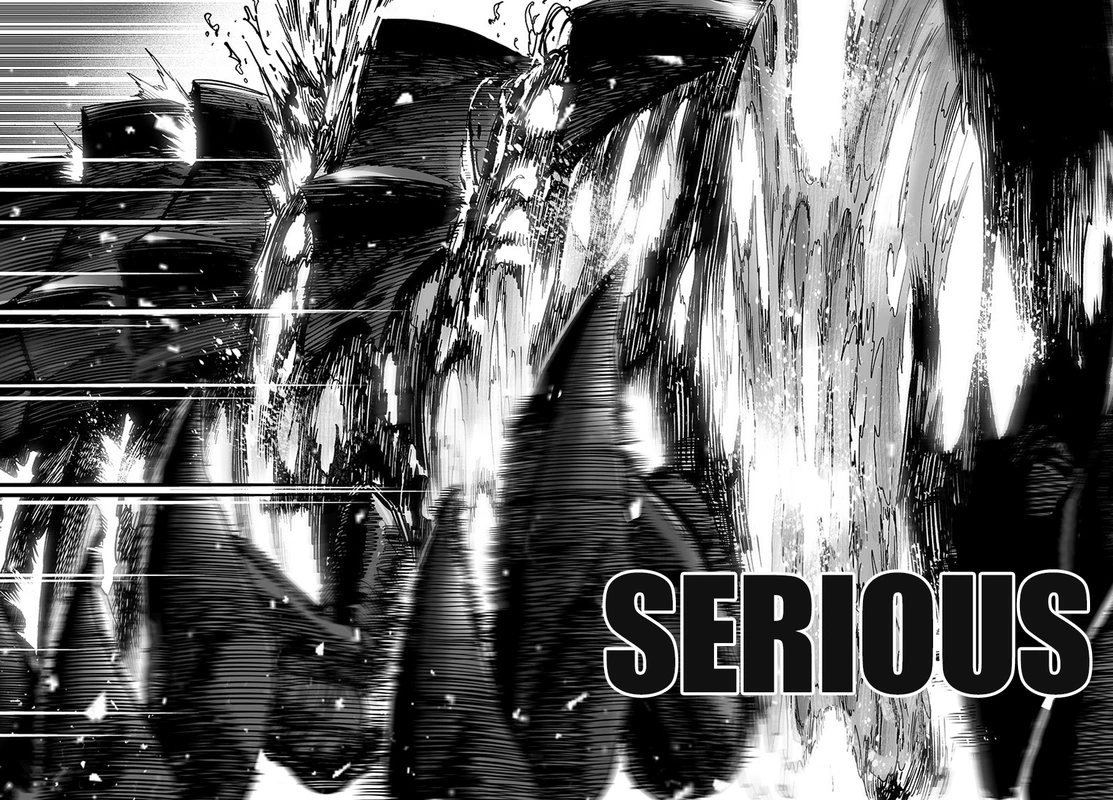 One Punch Man Manga Chapter 84 page 124 - Escalation scene