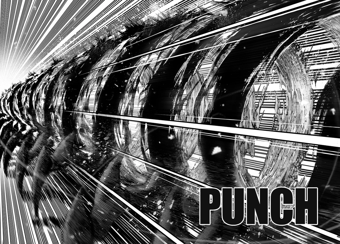 One Punch Man Manga Chapter 84 page 125 - Escalation scene