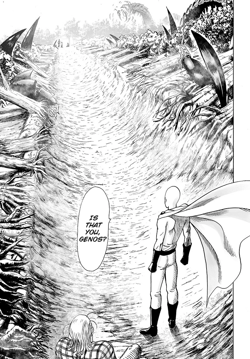 One Punch Man Manga Chapter 84 page 127 - Escalation scene