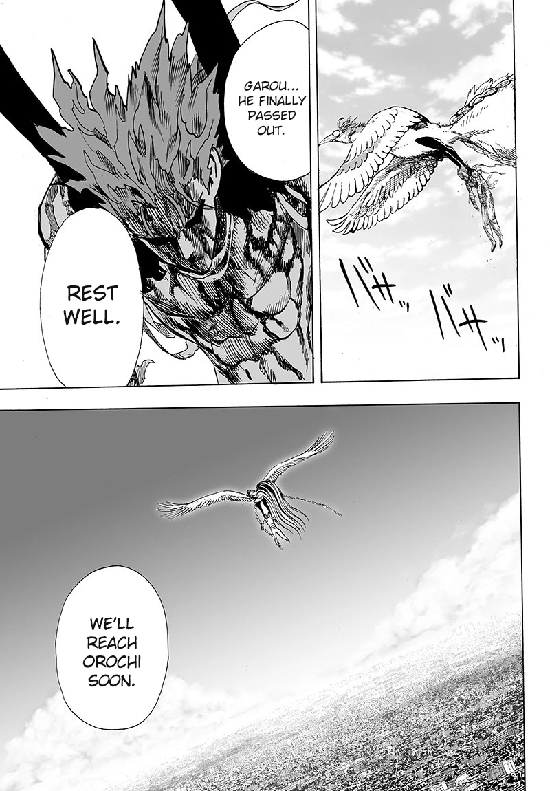 One Punch Man Manga Chapter 84 page 131 - Escalation scene