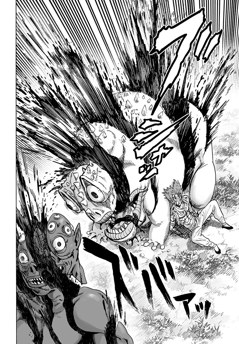 One Punch Man Manga Chapter 84 page 16 - Escalation scene