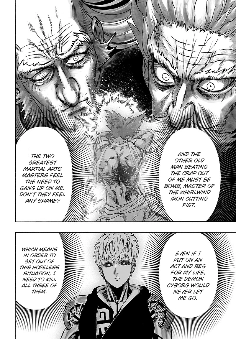One Punch Man Manga Chapter 84 page 22 - Escalation scene