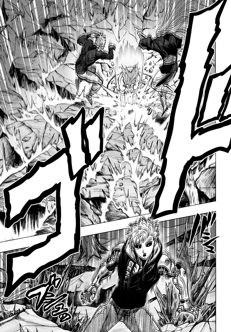 One Punch Man Manga Chapter 84 page 35 - Escalation scene