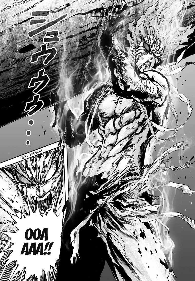 One Punch Man Manga Chapter 84 page 37 - Escalation scene