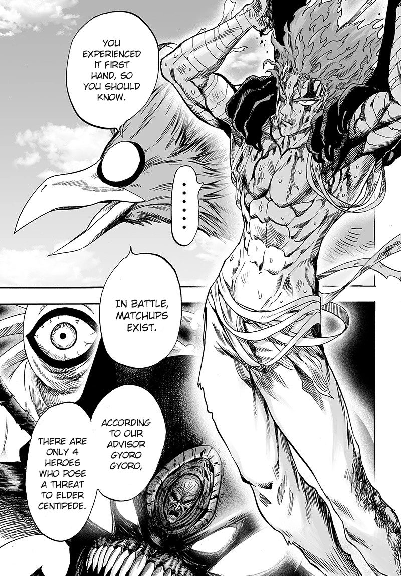 One Punch Man Manga Chapter 84 page 60 - Escalation scene