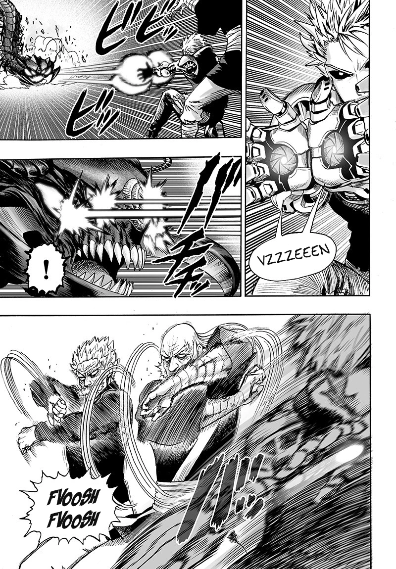 One Punch Man Manga Chapter 84 page 66 - Escalation scene