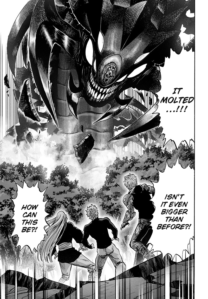 One Punch Man Manga Chapter 84 page 78 - Escalation scene