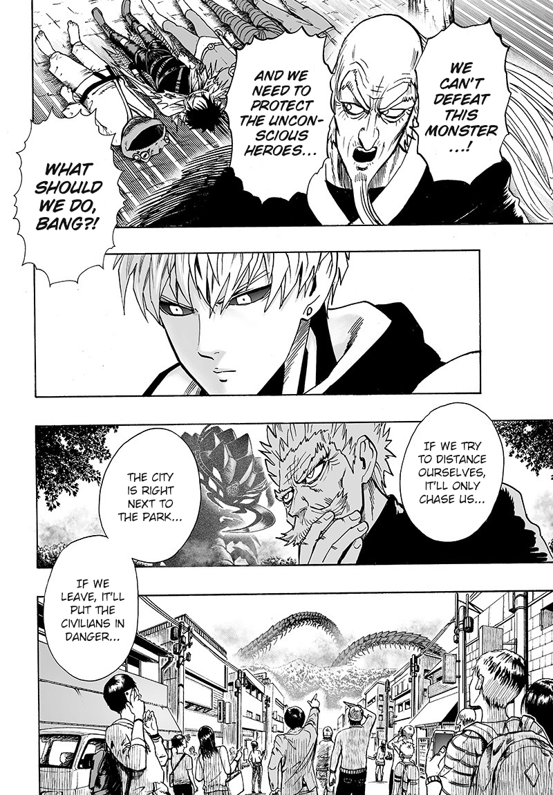 One Punch Man Manga Chapter 84 page 79 - Escalation scene