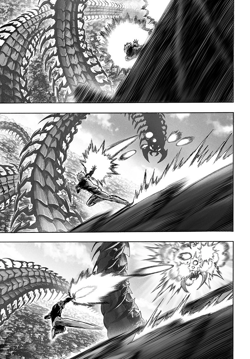 One Punch Man Manga Chapter 84 page 85 - Escalation scene