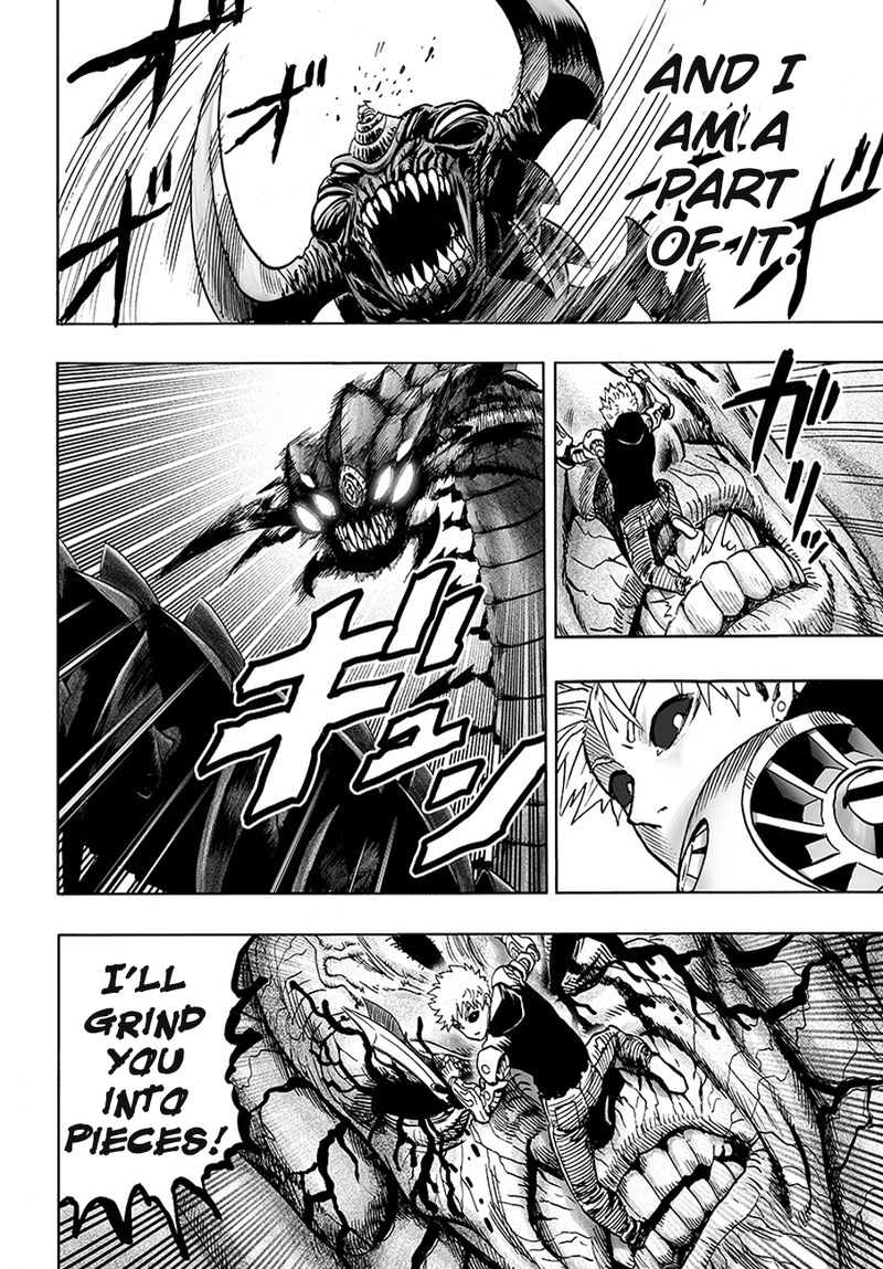 One Punch Man Manga Chapter 84 page 92 - Escalation scene
