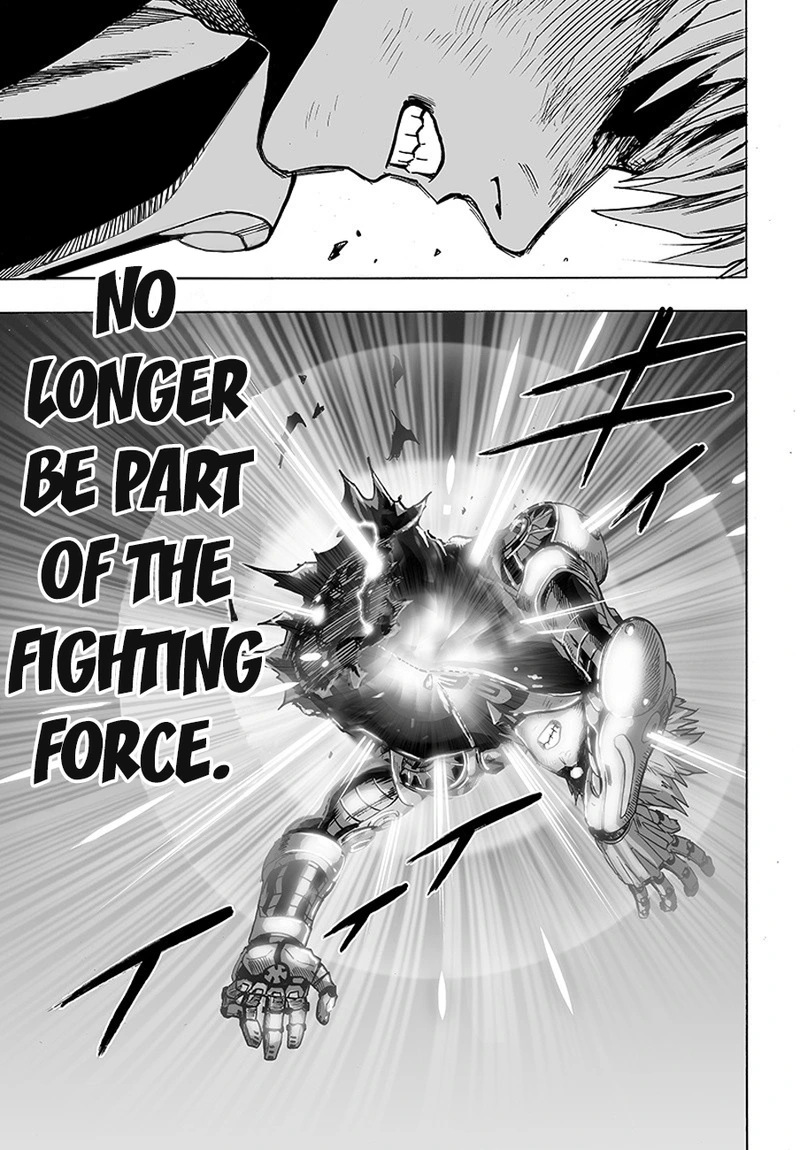 One Punch Man Manga Chapter 84 page 95 - Escalation scene