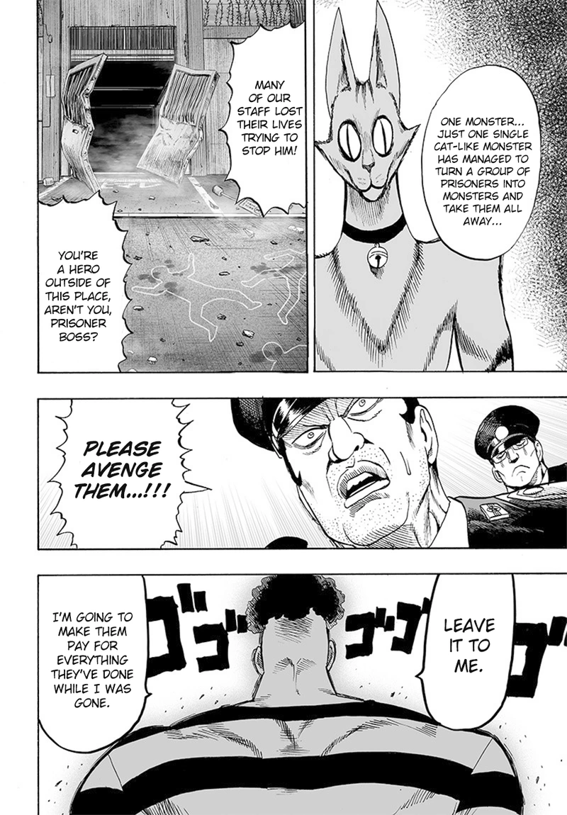 One Punch Man Manga Chapter 85 page 22 - Is it Because I'm Caped Baldy? scene
