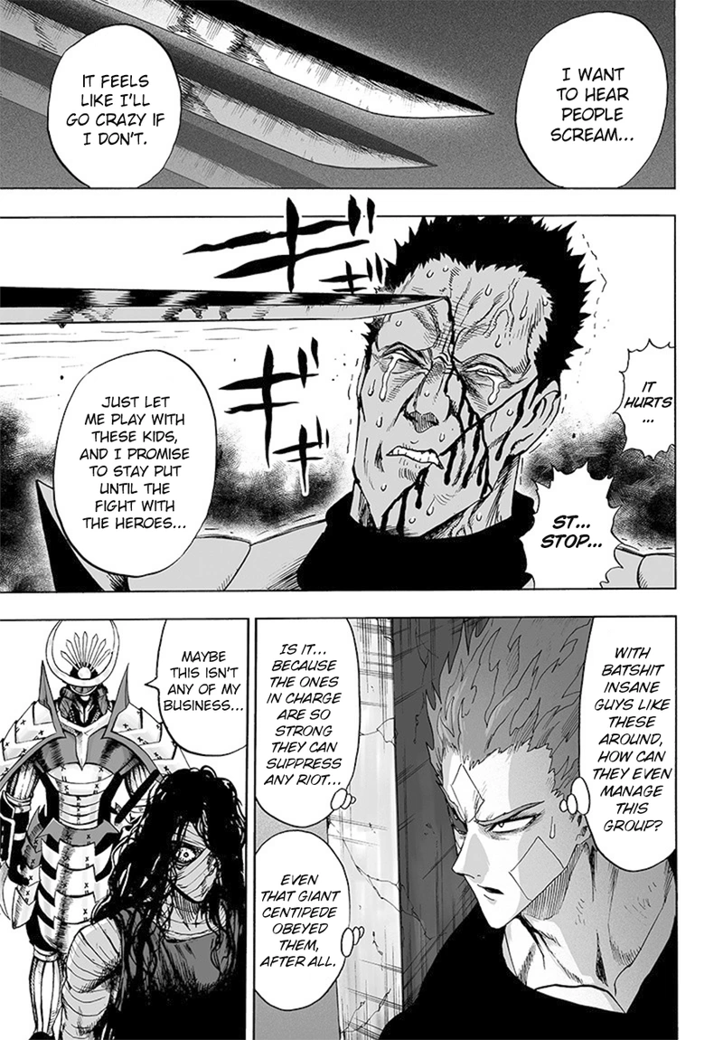 One Punch Man Manga Chapter 86 page 15 - Hideout scene