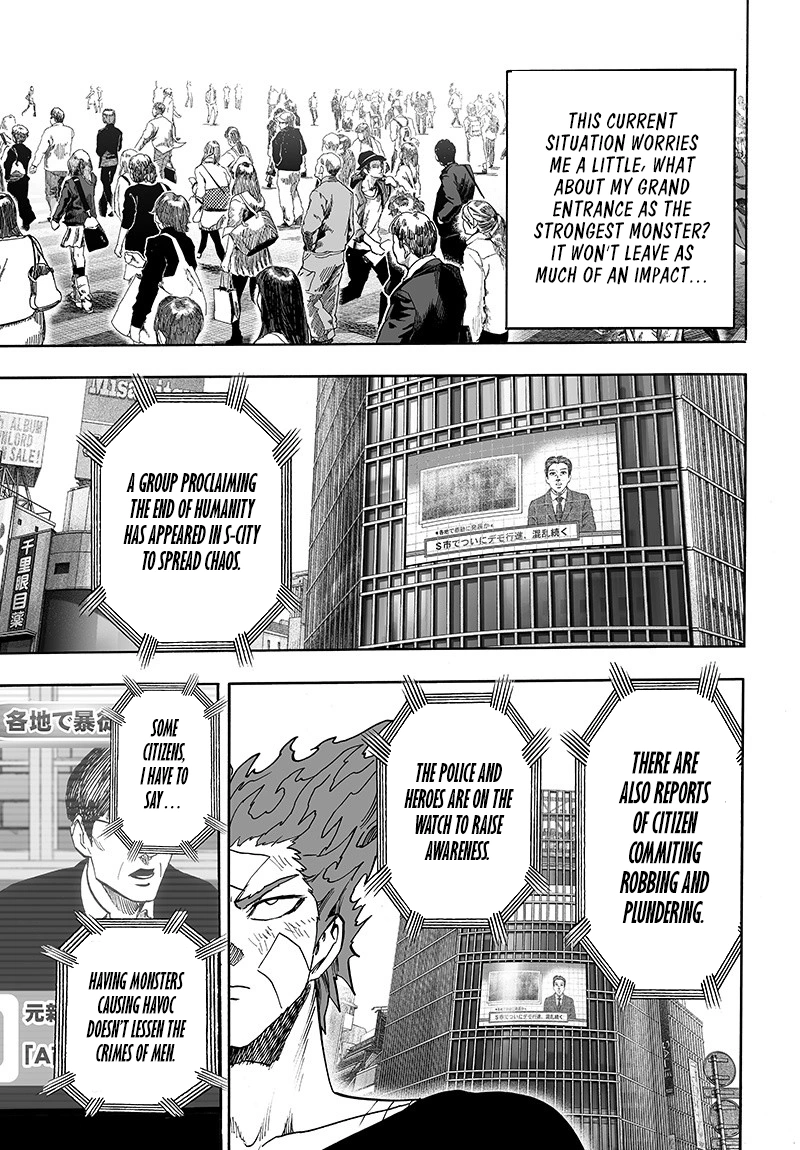 One Punch Man Manga Chapter 87 page 5 - Monster Side scene
