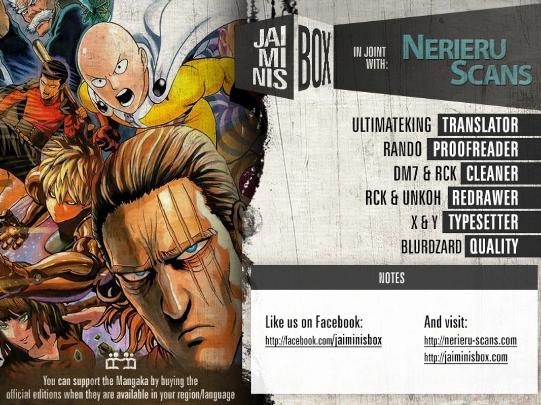 One Punch Man Manga Chapter 88 page 2 - Limiter scene