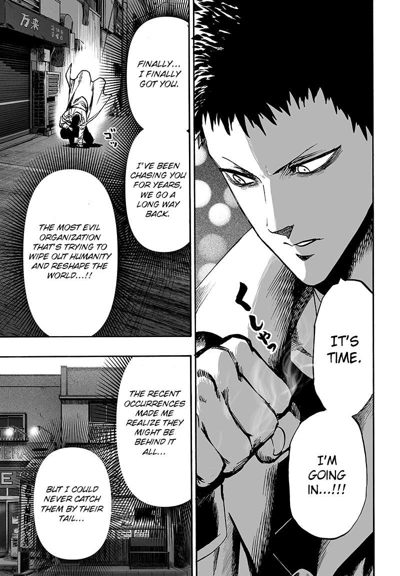 One Punch Man Manga Chapter 88 page 28 - Limiter scene