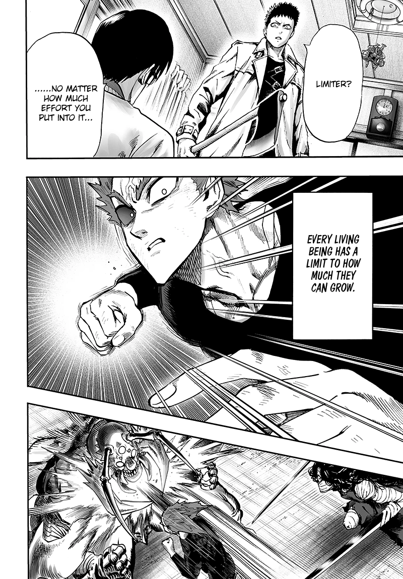 One Punch Man Manga Chapter 88 page 35 - Limiter scene