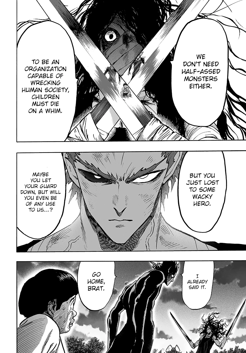 One Punch Man Manga Chapter 88 page 7 - Limiter scene