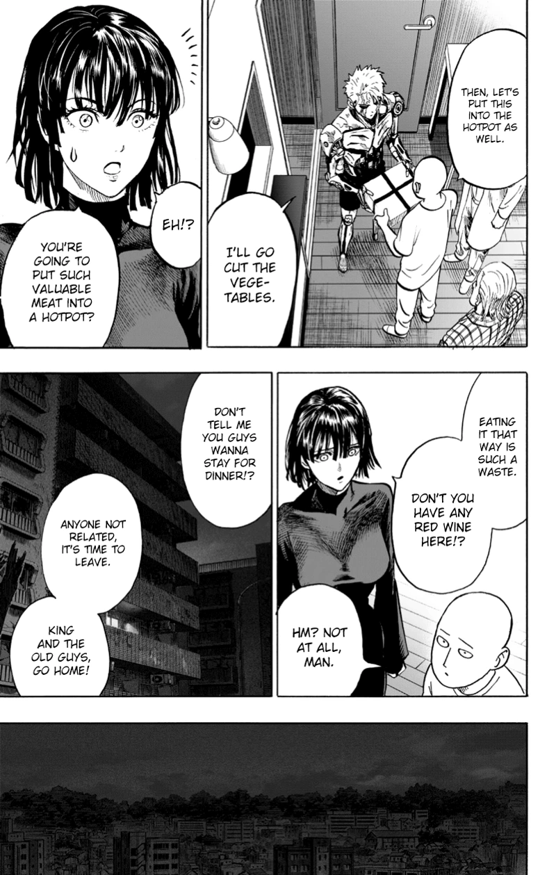 One Punch Man Manga Chapter 89 page 26 - Hotpot scene