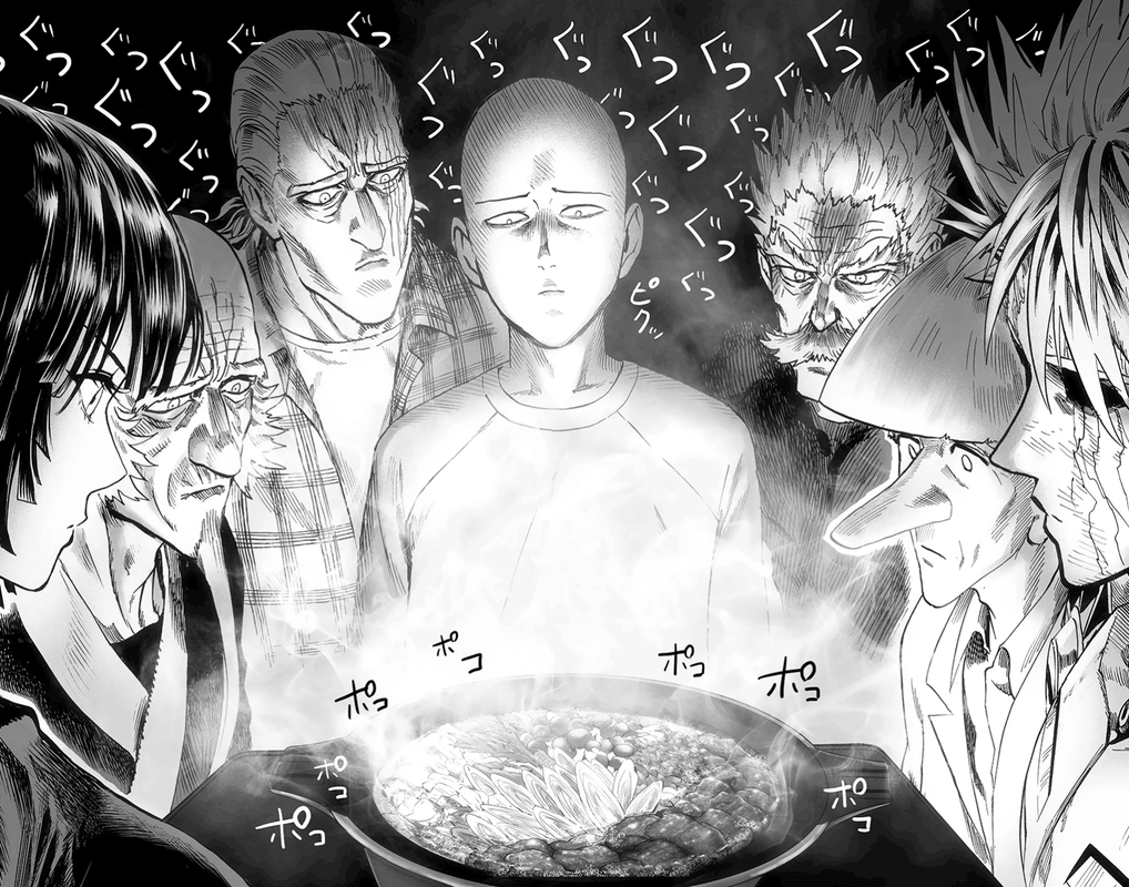 One Punch Man Manga Chapter 89 page 89 - Hotpot scene