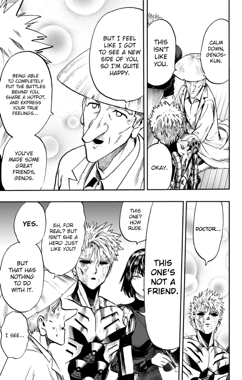 One Punch Man Manga Chapter 89 page 97 - Hotpot scene