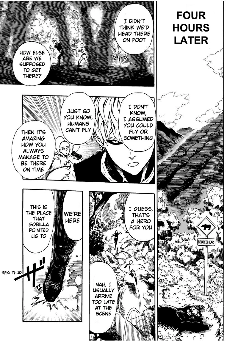 One Punch Man Manga Chapter 9 page 13 - House of Evolution scene