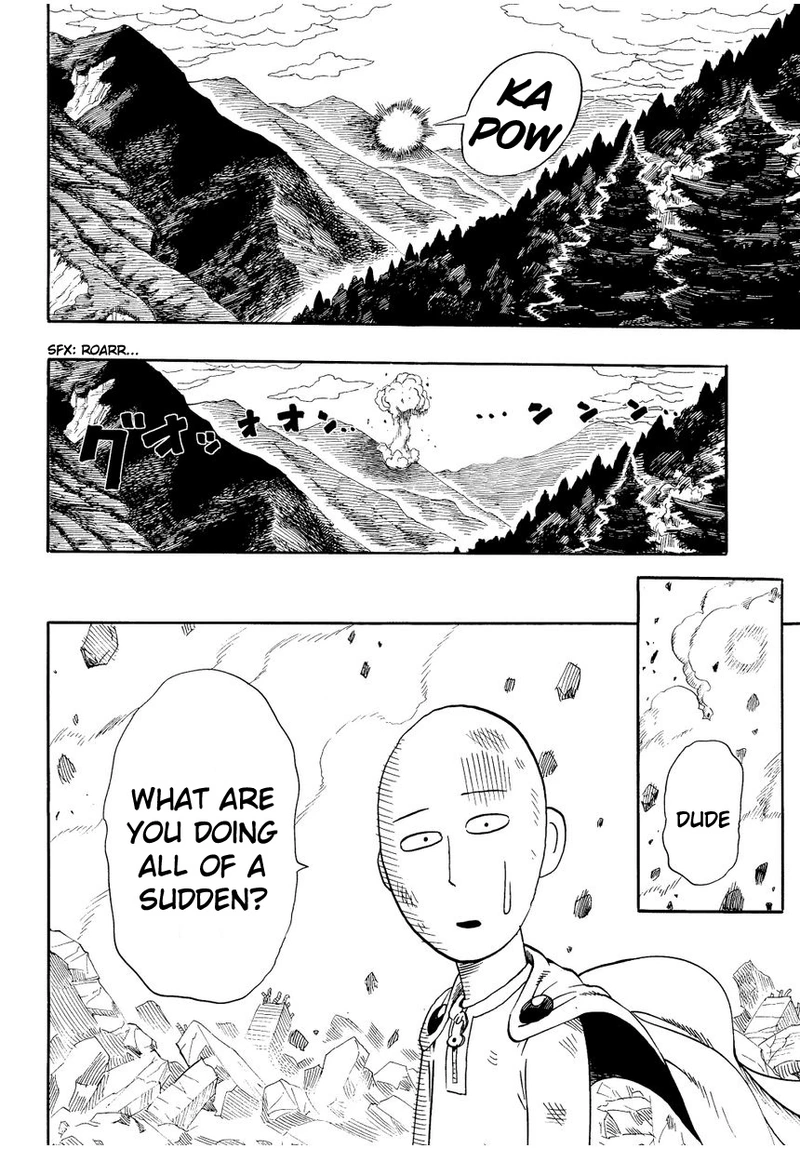 One Punch Man Manga Chapter 9 page 16 - House of Evolution scene