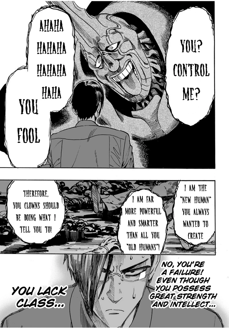 One Punch Man Manga Chapter 9 page 22 - House of Evolution scene