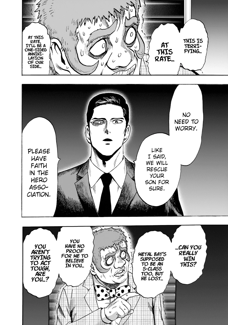 One Punch Man Manga Chapter 90 page 15 - Because I'm a Monster scene