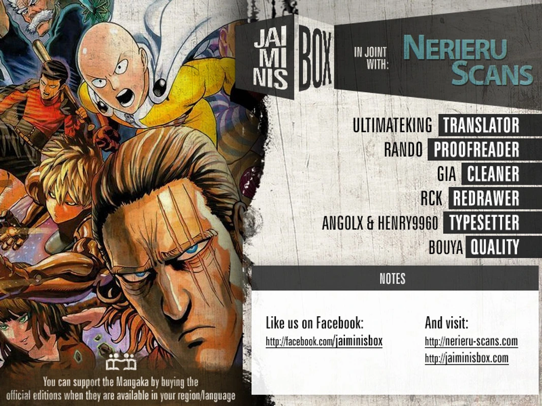 One Punch Man Manga Chapter 90 page 2 - Because I'm a Monster scene