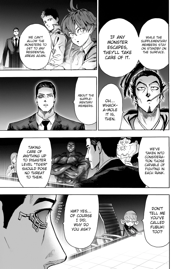 One Punch Man Manga Chapter 90 page 23 - Because I'm a Monster scene