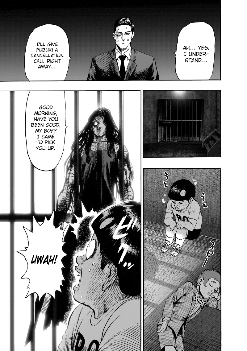 One Punch Man Manga Chapter 90 page 25 - Because I'm a Monster scene