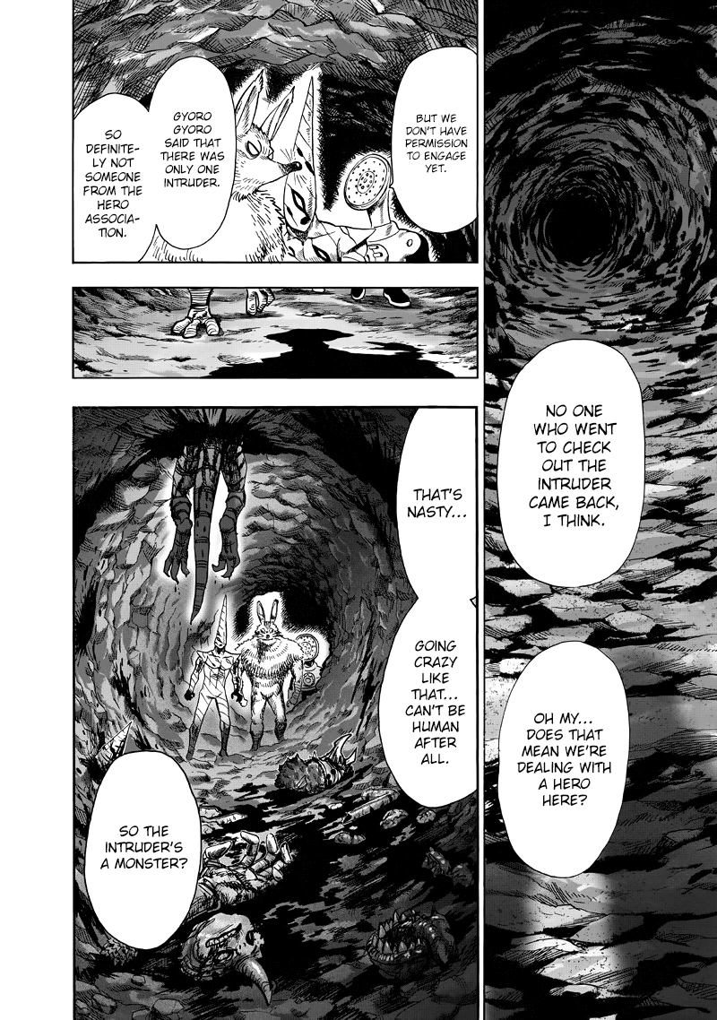 One Punch Man Manga Chapter 90 page 28 - Because I'm a Monster scene