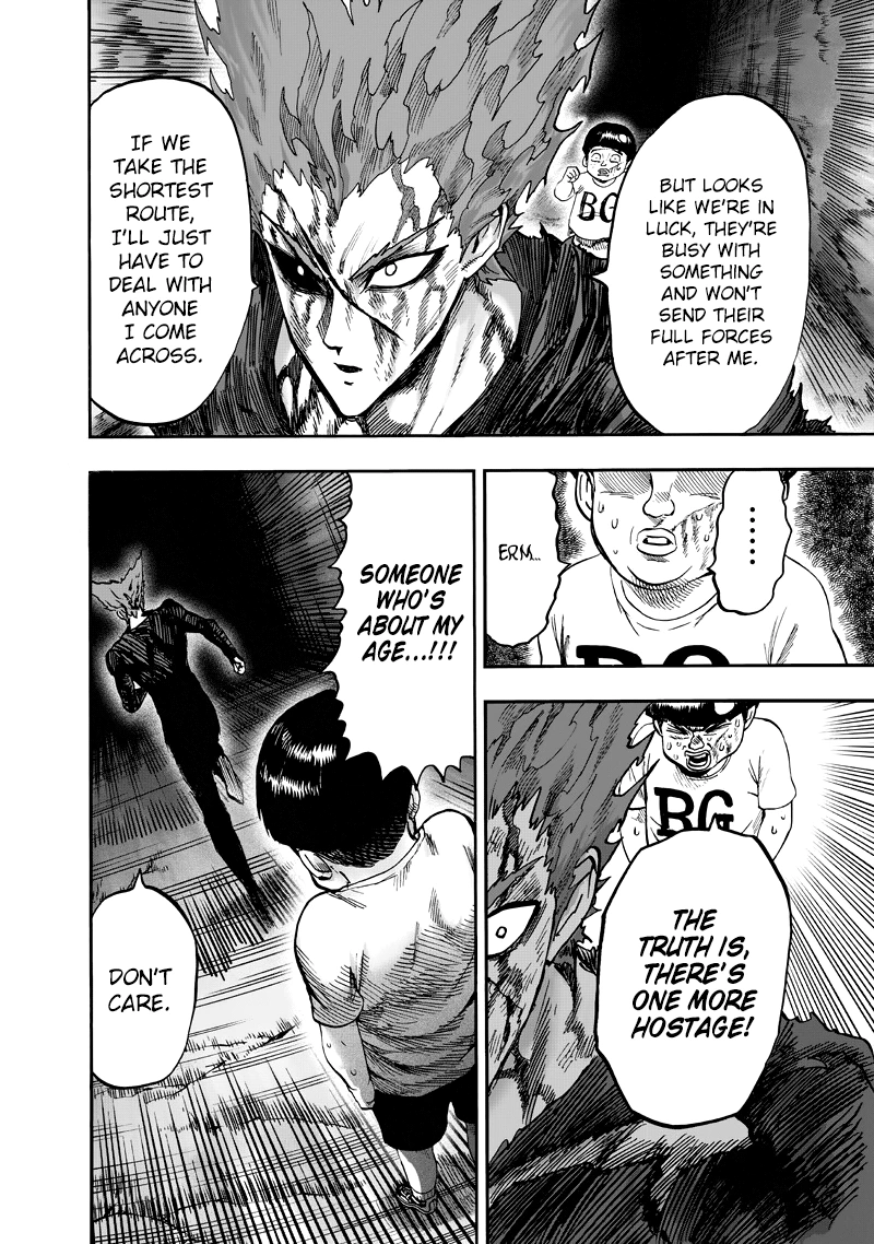 One Punch Man Manga Chapter 90 page 44 - Because I'm a Monster scene