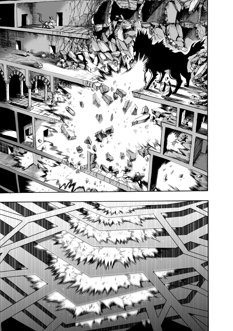 One Punch Man Manga Chapter 91 page 38 - Rover scene
