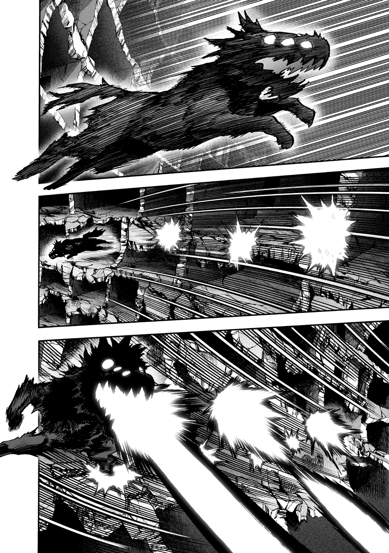 One Punch Man Manga Chapter 91 page 43 - Rover scene