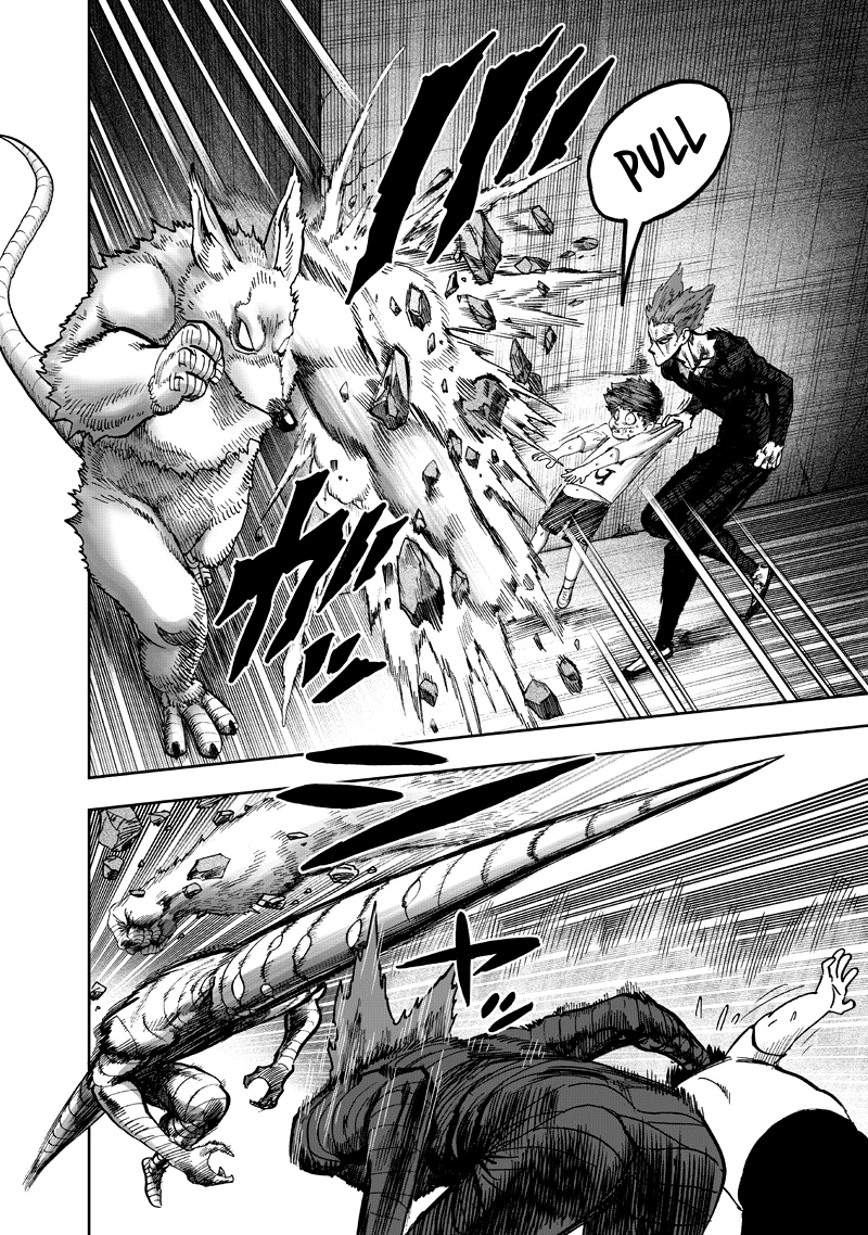 One Punch Man Manga Chapter 91 page 6 - Rover scene