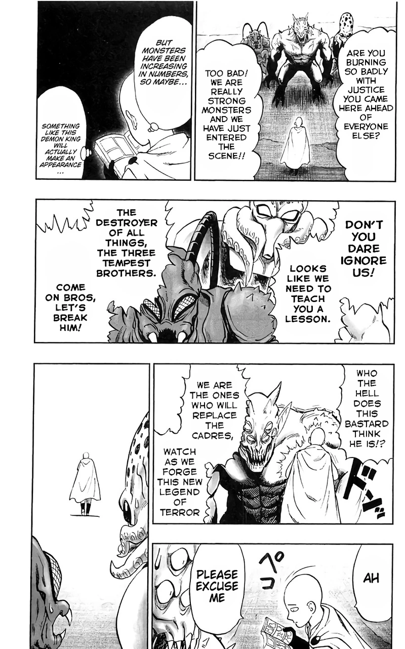 One Punch Man Manga Chapter 92.5 page 5 - Reality Punch | Volume 19 Extras scene