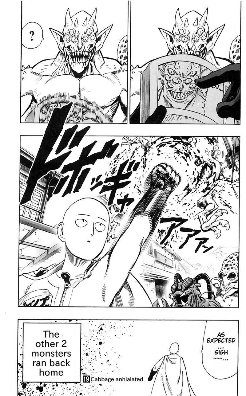 One Punch Man Manga Chapter 92.5 page 7 - Reality Punch | Volume 19 Extras scene