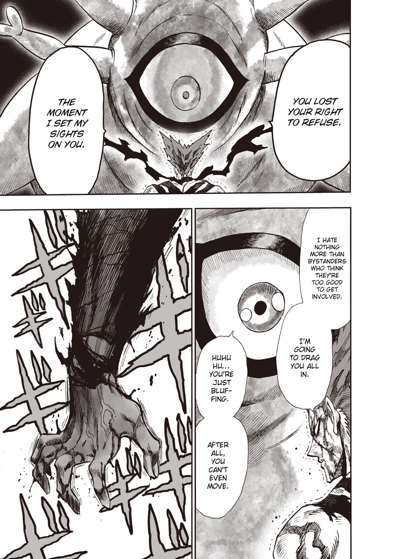 One Punch Man Manga Chapter 92 page 11 - Manhole scene