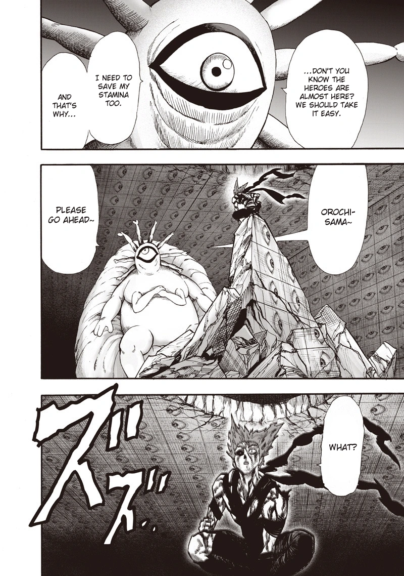 One Punch Man Manga Chapter 92 page 20 - Manhole scene