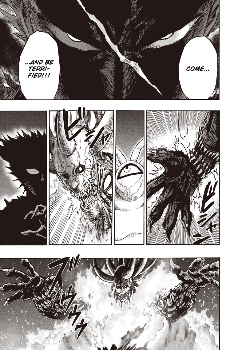 One Punch Man Manga Chapter 92 page 60 - Manhole scene