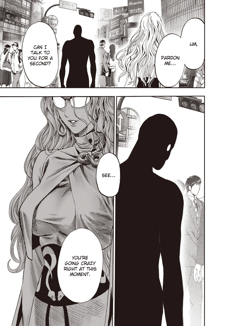 One Punch Man Manga Chapter 92 page 7 - Manhole scene